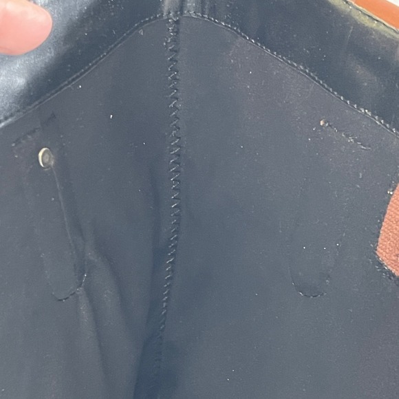 Isaac Mizrahi Live Women's 7 Black and Brown Back Zip‎ Riding Boots - Picture 16 of 16